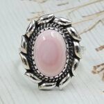 Pink Queen Conch 925 Sterling Silver Ring (RS115-19)