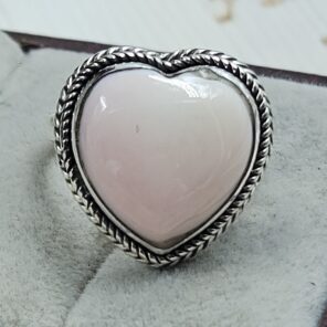 Pink Queen Conch 925 Sterling Silver Ring (RS115-9)
