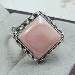 Pink Queen Conch 925 Sterling Silver Ring (RS115-22)
