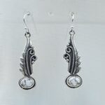 Wild Horse Jasper 1.5" 925 Sterling Silver Earring (REXT8-119)