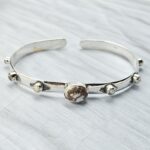 Wild Horse Jasper 925 Sterling Silver Bangle (REXT8-123)