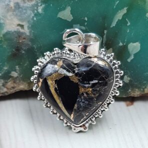 White Buffalo Turquoise 1" 925 Sterling Silver Pendant (REXT99-37)