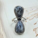 Dendratic Agate 925 Sterling Silver Ring (RS23-159)