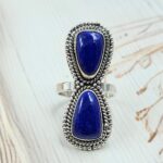 Lapis Lazuli 925 Sterling Silver Ring (RS23-164)