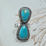 Mohave Turquoise 925 Sterling Silver Ring (RS23-171)