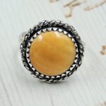Spiny Oyster Shell 925 Sterling Silver Ring (RS82-37)
