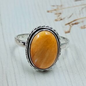 Spiny Oyster Shell 925 Sterling Silver Ring (RS115-1)