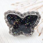 Aurora Opal Doublet 925 Sterling Silver Ring (RS7-340)