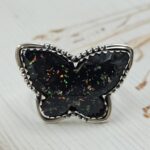 Aurora Opal Doublet 925 Sterling Silver Ring (RS7-338)