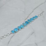 Arizona Turquoise 925 Sterling Silver Bracelet (REXT104-34)