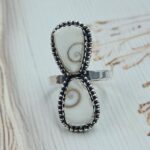 Shiva Eye Shell 925 Sterling Silver Ring (RS23-176)