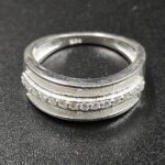 Moissanite Diamond 925 Sterling Silver Ring (REXT9-34)
