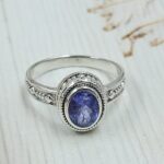 Tanzanite 925 Sterling Silver Ring (REXT36-154)