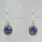Tanzanite 925 Sterling Silver Earring (REXT36-157)