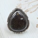 Boulder Opal Size US 11 925 Sterling Silver Ring (REXT59-35)