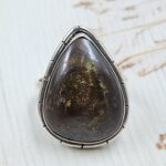 Boulder Opal Size US 8 925 Sterling Silver Ring (REXT59-16)