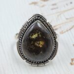 Boulder Opal Size US 11 925 Sterling Silver Ring (REXT59-32)