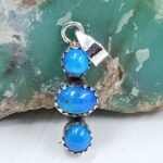 Paraiba Opal 925 Sterling Silver Pendant (REXT78-69)