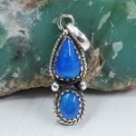 Paraiba Opal 925 Sterling Silver Pendant (REXT78-70)