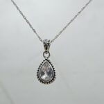 Morganite 925 Sterling Silver Penadnt (REXT36-164)