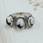 White Buffalo Turquoise 925 Sterling Silver Ring (REXT126-39)