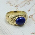 Lapis Lazuli Brass Ring (BR13-2)