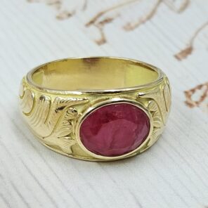 Ruby Brass Ring (BR13-10)