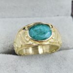 Emerald Brass Ring (BR13-9)