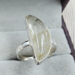 Golden Rutile 925 Sterling Silver Ring (REXT50-116)