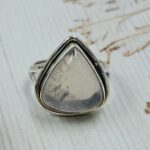 Rose Quartz 925 Sterling Silver Ring (REXT50-107)