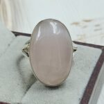 Rose Quartz 925 Sterling Silver Ring (REXT50-105)