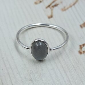 Labradorite 925 Sterling Silver Ring (REXT99-89)