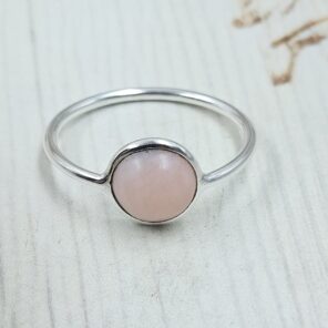 Pink Queen Conch 925 Sterling Silver Ring (REXT99-86)