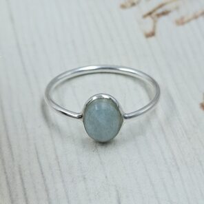 Amazonite 925 Sterling Silver Ring (REXT99-97)