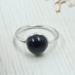Black Onyx 925 Sterling Silver Ring (REXT99-83)