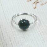 Green Aventurine 925 Sterling Silver Ring (REXT99-91)