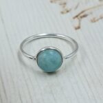 Amazonite 925 Sterling Silver Ring (REXT99-96)