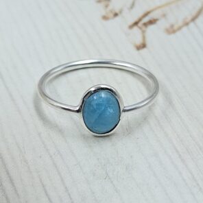 Amazonite 925 Sterling Silver Ring (REXT99-100)