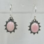 Pink Queen Conch 1.5" 925 Sterling Silver Earring (REXT115-225)