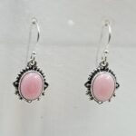 Pink Queen Conch 1.5" 925 Sterling Silver Earring (REXT115-224)