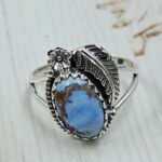 Golden Hills Turquoise Size US 9 925 Sterling Silver Ring (REXT114-297)