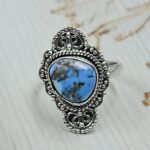 Golden Hills Turquoise Size US 9 925 Sterling Silver Ring (REXT114-251)