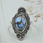 Golden Hills Turquoise Size US 6 925 Sterling Silver Ring (REXT114-260)