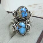 Golden Hills Turquoise Size US 7 925 Sterling Silver Ring (REXT114-256)