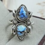 Golden Hills Turquoise Size US 8 925 Sterling Silver Ring (REXT114-263)