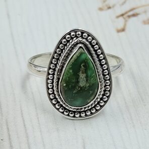 Sonoran Gold Turquoise Size US 9 925 Sterling Silver Ring (REXT114-239)