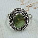 Sonoran Gold Turquoise Size US 8 925 Sterling Silver Ring (REXT114-232)