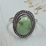 Sonoran Gold Turquoise Size US 9 925 Sterling Silver Ring (REXT114-237)