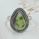 Sonoran Gold Turquoise Size US 9 925 Sterling Silver Ring (REXT114-235)