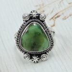 Sonoran Gold Turquoise Size US 7 925 Sterling Silver Ring (REXT114-220)